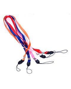 50 Mixed Colour ID Lanyards