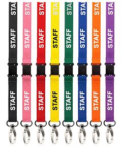 Staff lanyards all colours