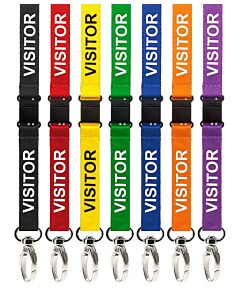 Visitor Lanyards printed
